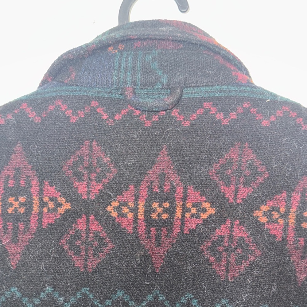 Jachs New York Men's Medium Aztec Purple/Black  Shacket, Sherpa lined